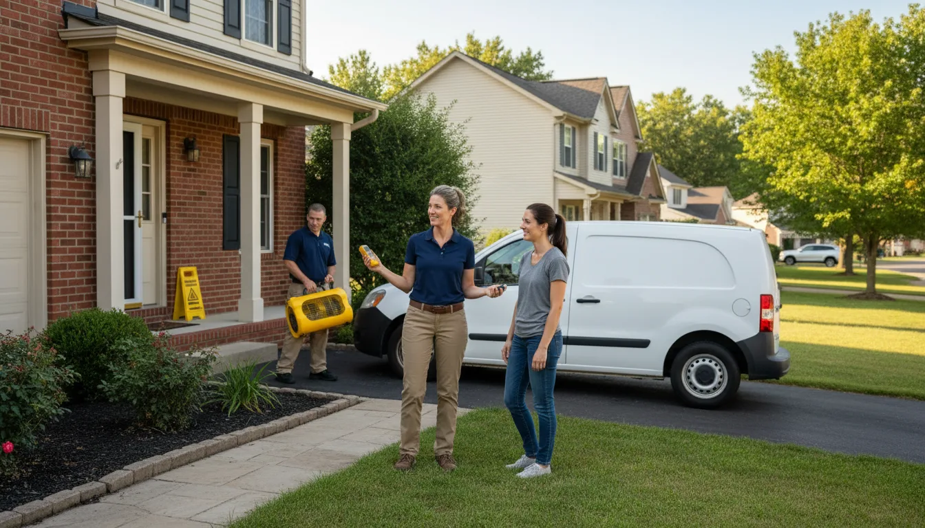 Water restoration image for Water Damage & Restoration Services in Rawson, OH